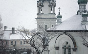 雪のハリストス正教会