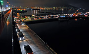 一期一絵（Onceshot in Life-time）」#341　函館市若松町若松埠頭　港まつり花火大会の終了直後。いつものごとくの大渋滞