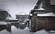 一期一絵（Onceshot in Life-time）#457　2011年1月13日　厳冬を堪え忍ぶ家の重厚な面構え　撮影：2010年1月16日　函館市たぶん弥生町付近